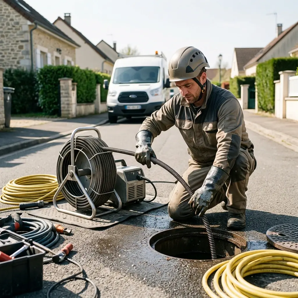 Comment se déroule l'intervention de débouchage à Vimpelles ?
