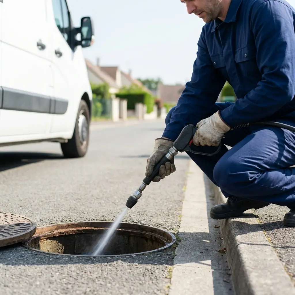 Comment se déroule l'intervention de débouchage à Lumigny-Nesles-Ormeaux ?