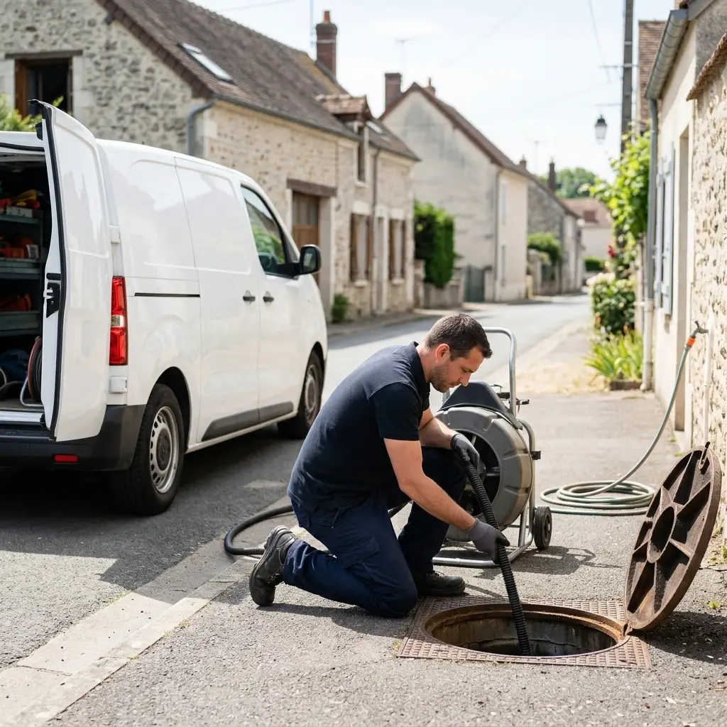 Une canalisation bouchée à Madeleine-sur-Loing ?