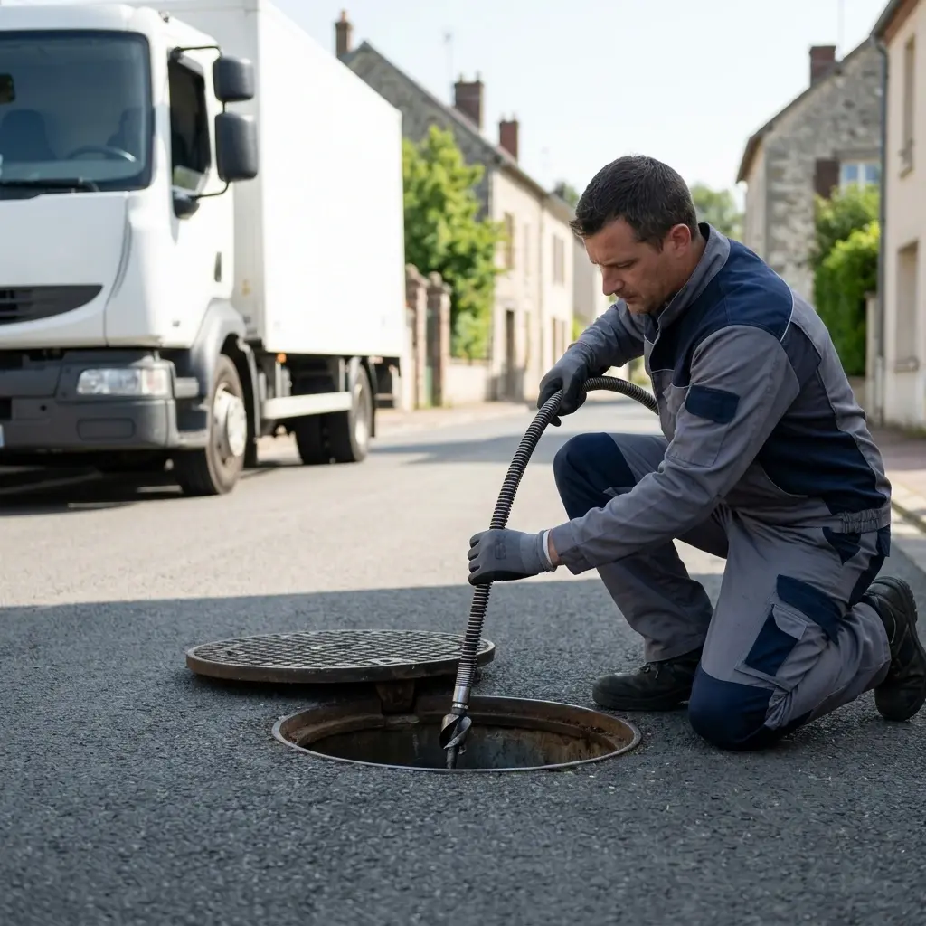 Canalisation bouchée à Vaucourtois ?