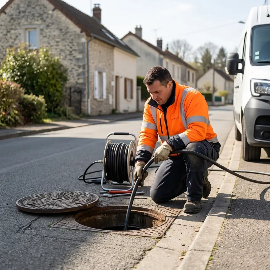 Comment se déroule une intervention de débouchage à Châtres ?