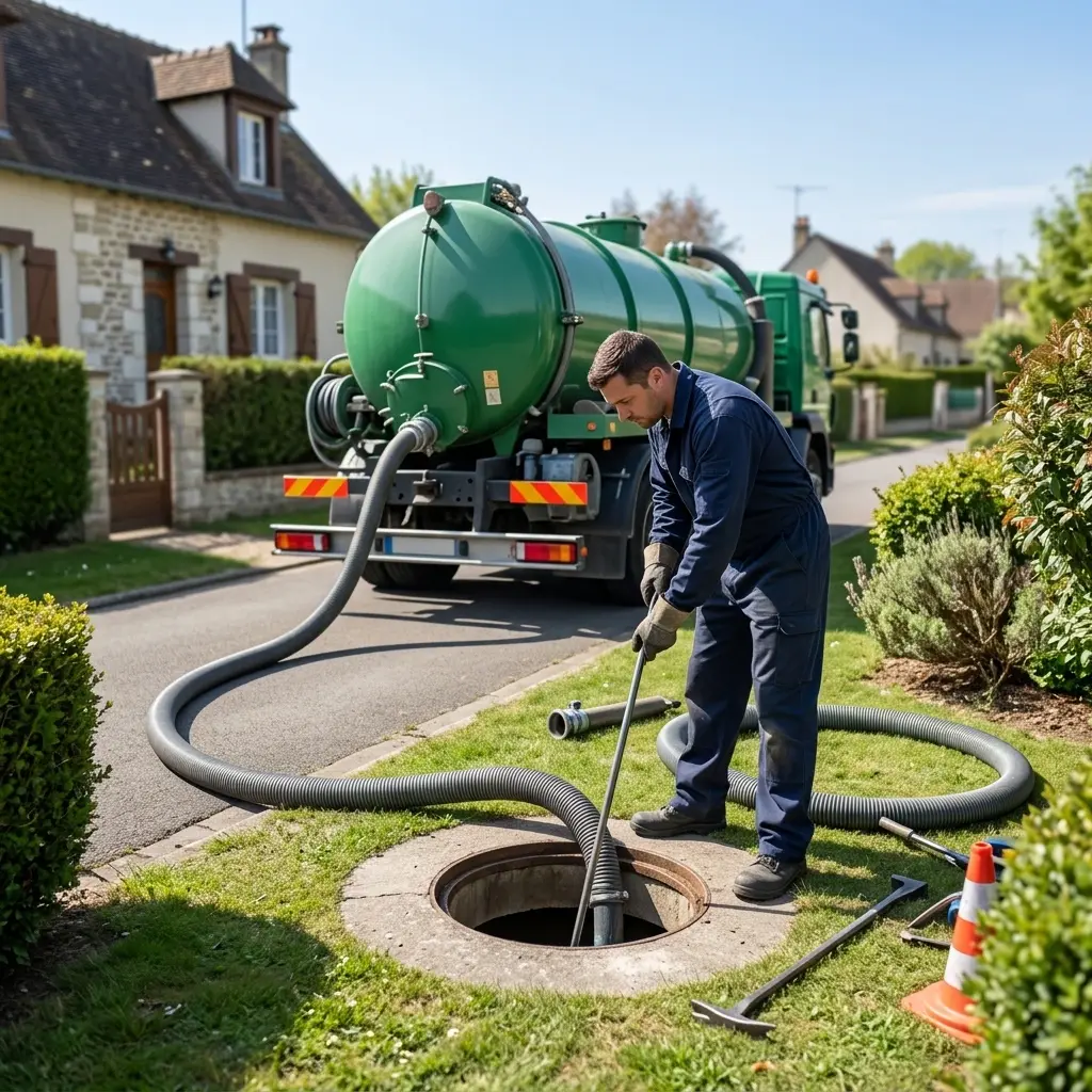 Comment se déroule l'intervention de débouchage à Longueville ?