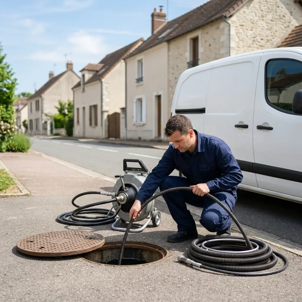 Une canalisation bouchée réglée rapidement et proprement