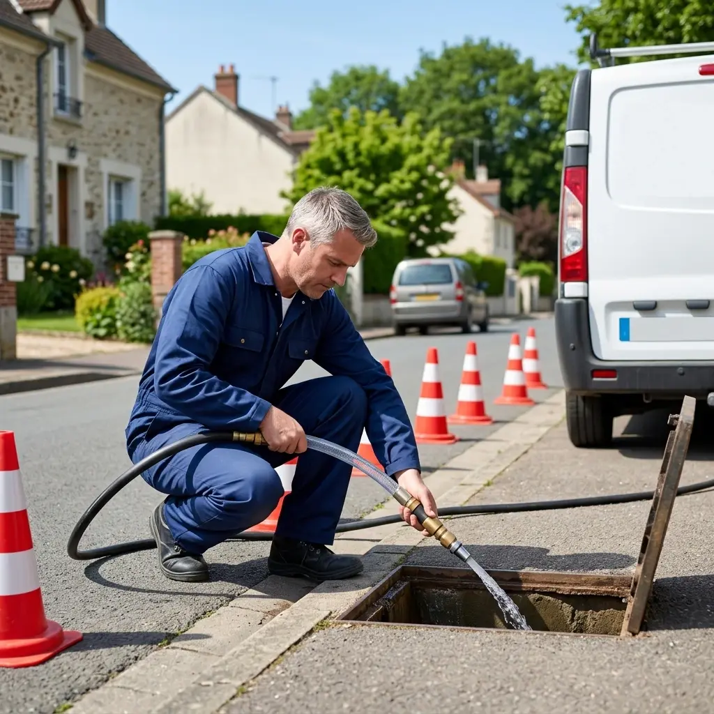 Canalisation bouchée à Vaux-sur-Lunain ?