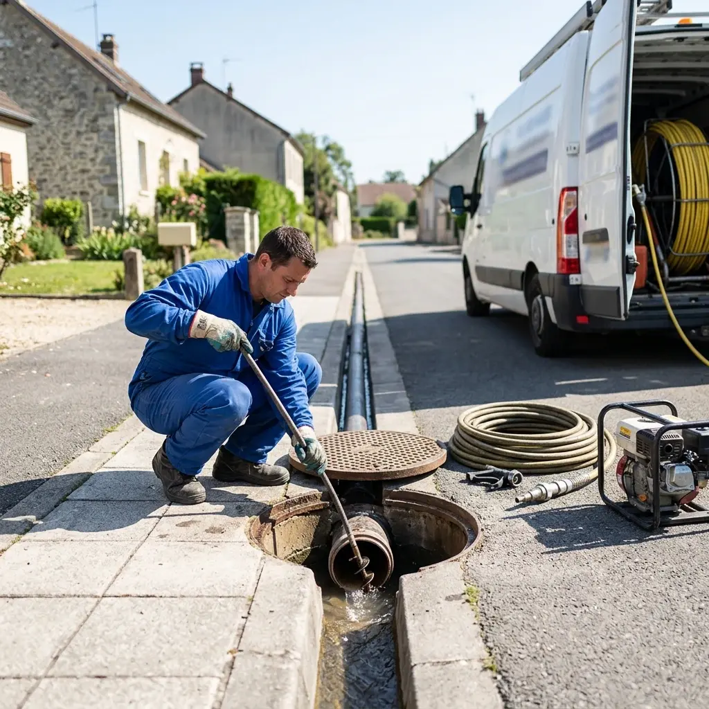Comment se déroule une intervention de débouchage à Saâcy-sur-Marne ?