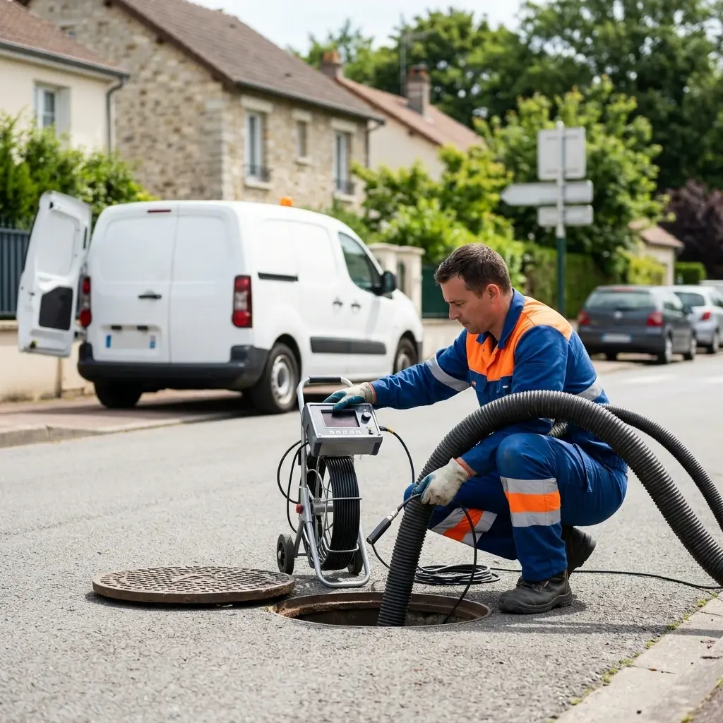 Une canalisation de nouveau fonctionnelle, rapidement