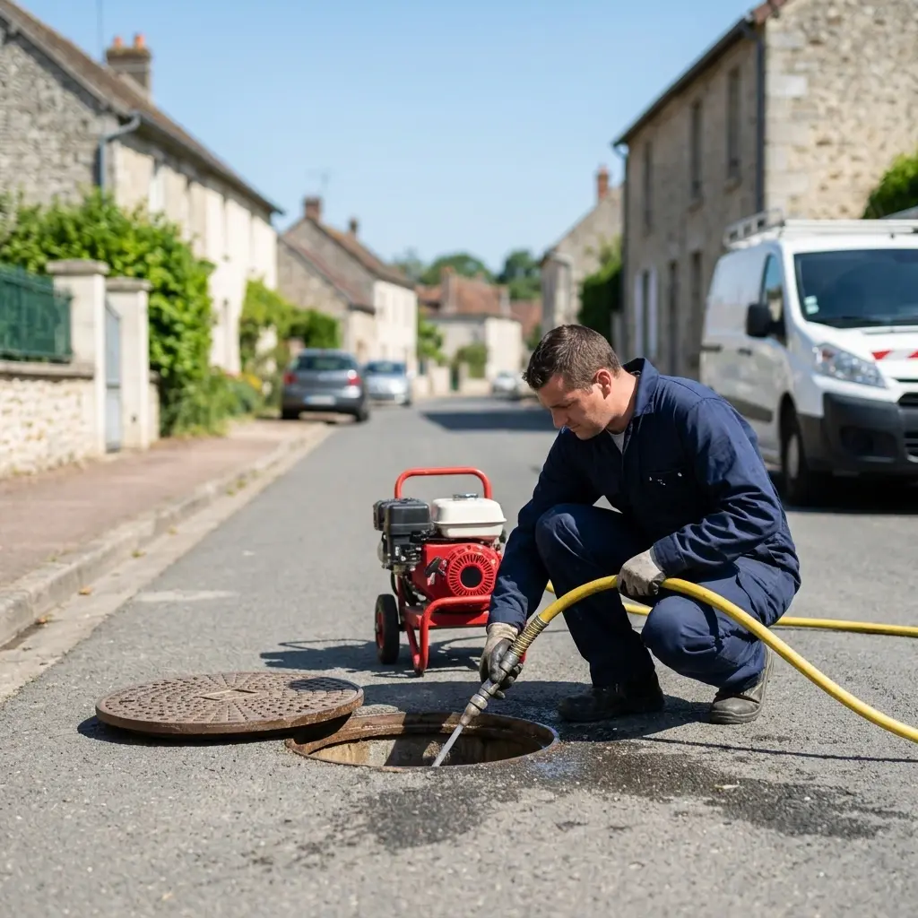 Comment se déroule une intervention de débouchage aux Écrennes ?