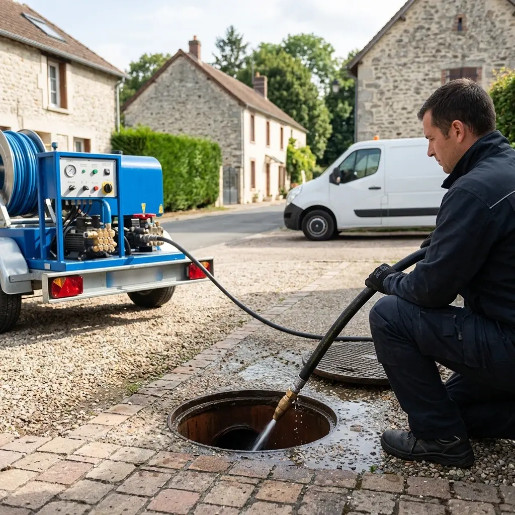 Comment se déroule une intervention de débouchage à Germigny-sous-Coulombs ?