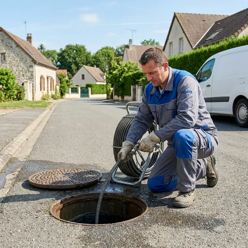 Comment se déroule une intervention de débouchage à Montmachoux ?