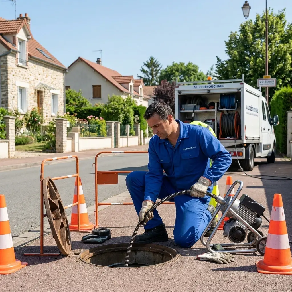 Comment se déroule une intervention de débouchage à Voisenon ?