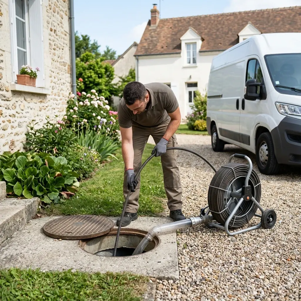 Comment se déroule une intervention de débouchage à Grandchamp ?