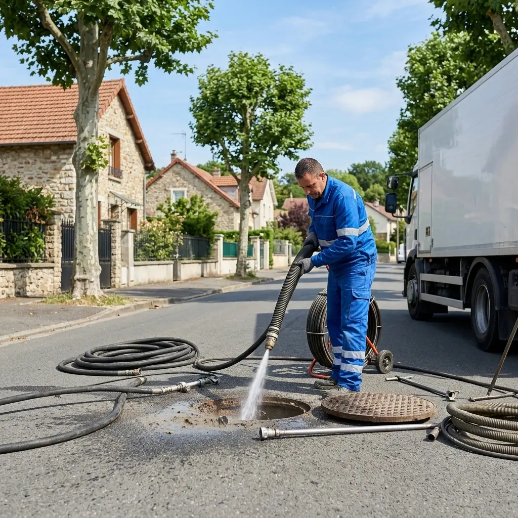 Comment se déroule une intervention de débouchage à Orcemont ?