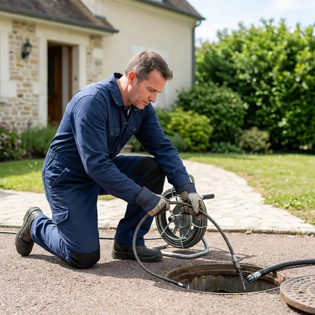 Comment se déroule une intervention de débouchage à Chapet ?