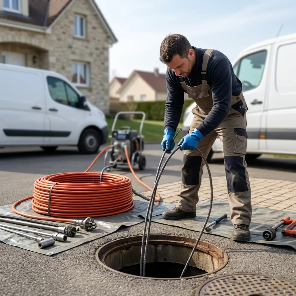 Comment se déroule une intervention de débouchage à Favrieux ?