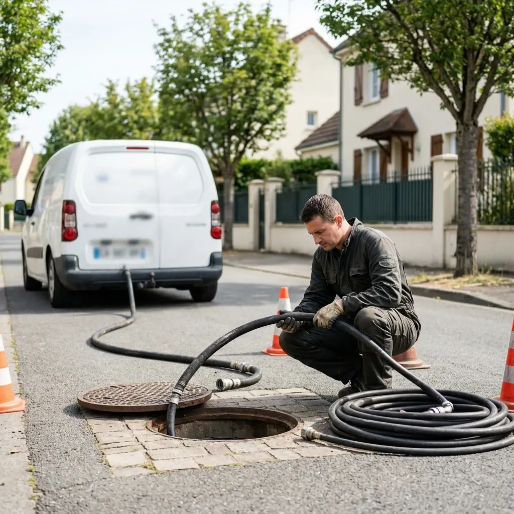 Comment se déroule une intervention de débouchage à Oinville-sur-Montcient ?