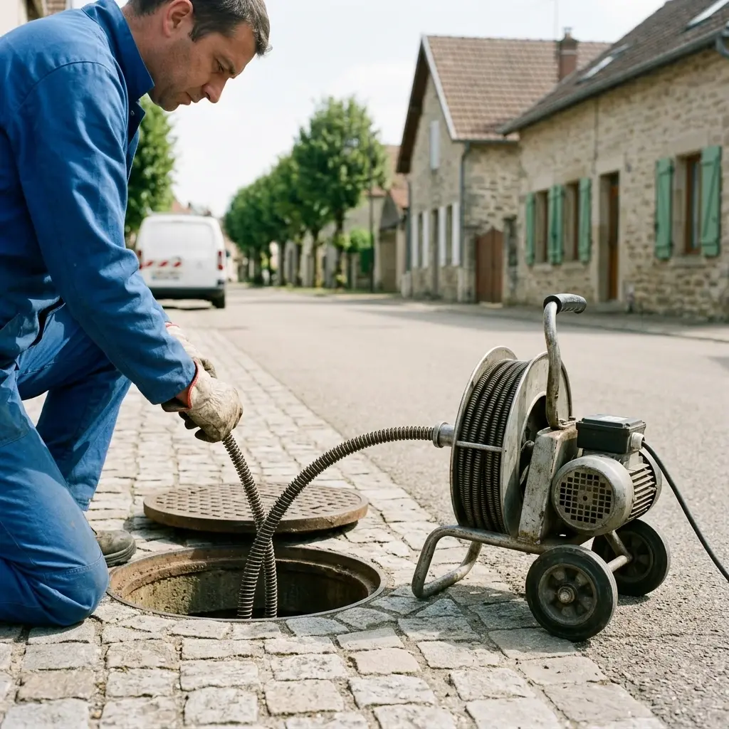 Comment se déroule une intervention de débouchage canalisation à Tessancourt-sur-Aubette ?