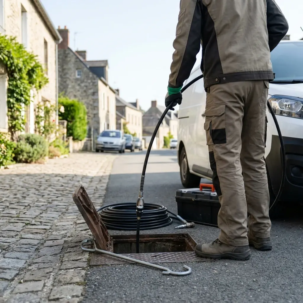Comment se déroule une intervention de débouchage à Falaise ?