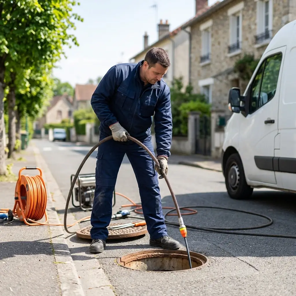 Comment se déroule une intervention de débouchage à Fontenay-Saint-Père ?