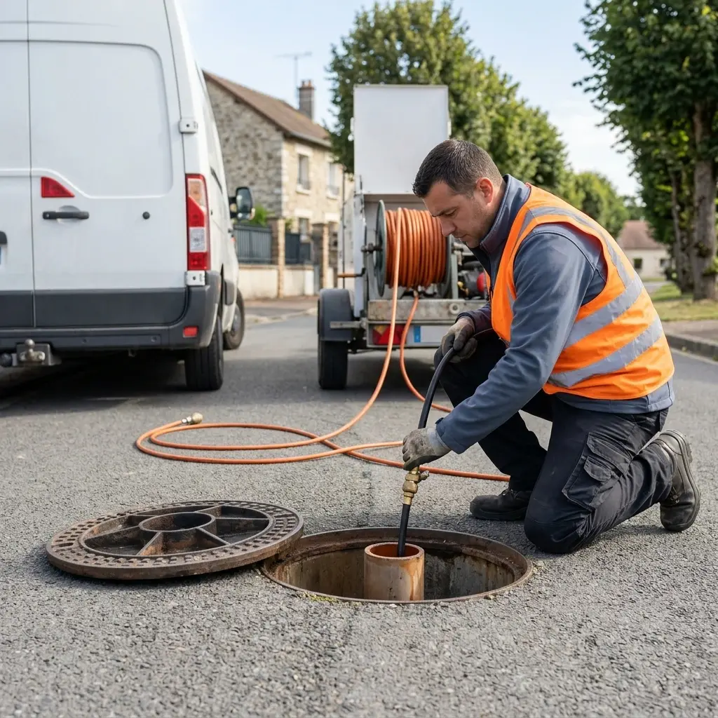 Notre approche pour un débouchage sans dégâts à Angerville