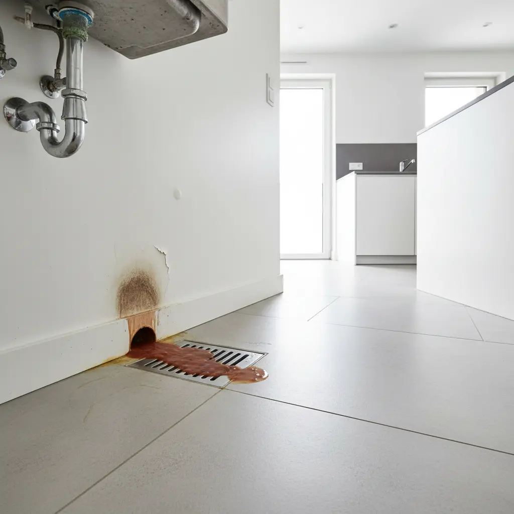 Odeurs d'égout dans la maison