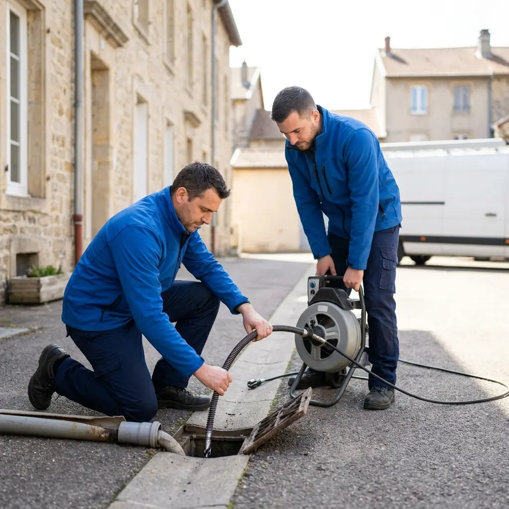 Comment s’organise l’intervention de débouchage à Custines ?