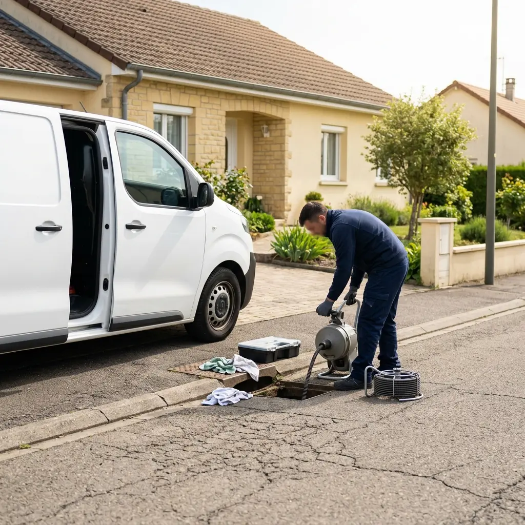 Comment nous intervenons pour déboucher votre égout à Tressange