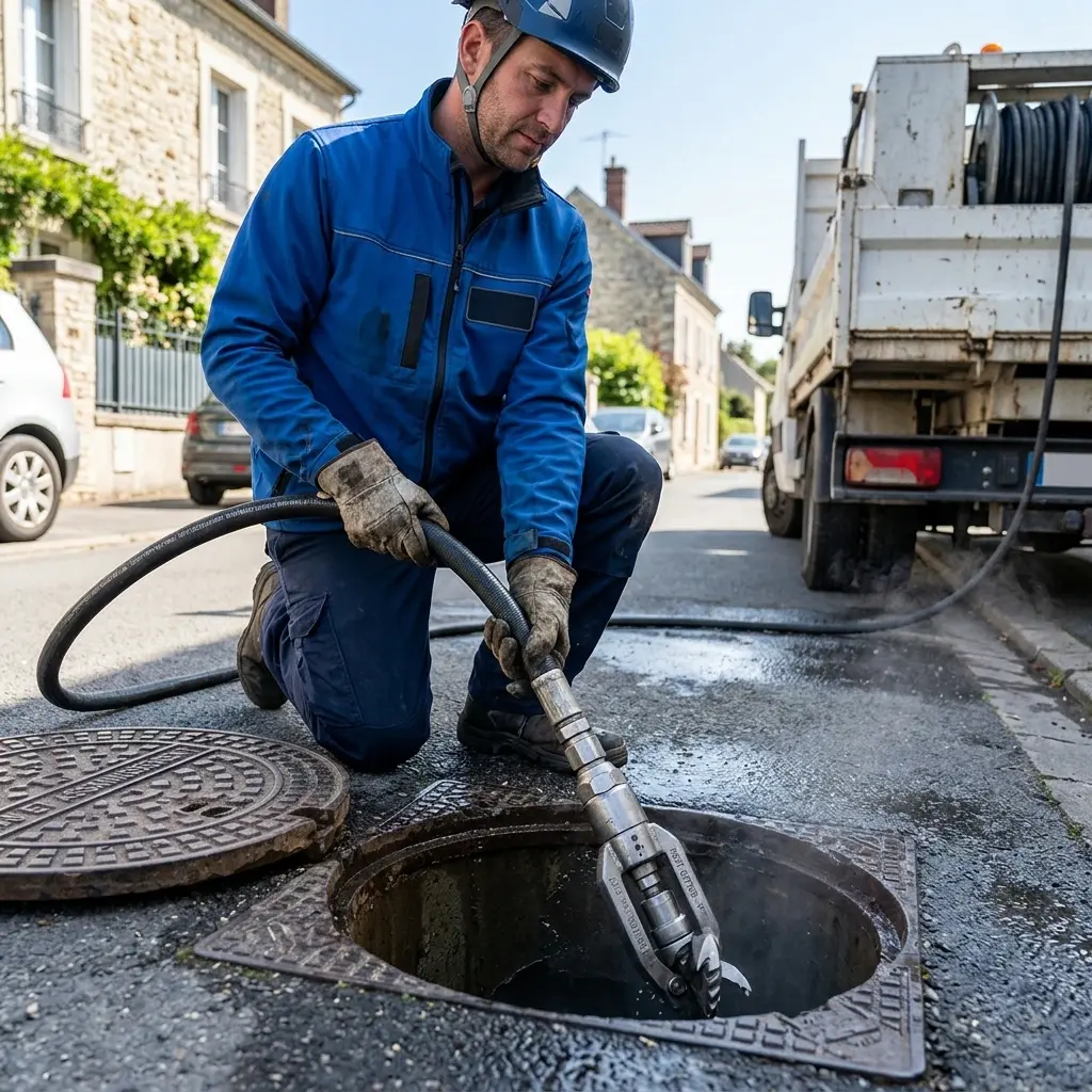 Notre méthode de débouchage d'égout à Nanteuil-lès-Meaux