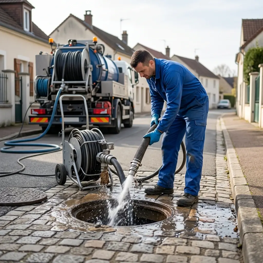 Comment se déroule l'intervention de débouchage à Gouaix ?
