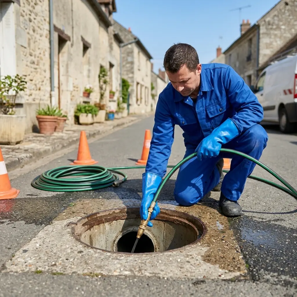 Débouchage Égout Beton-Bazoches (77320)