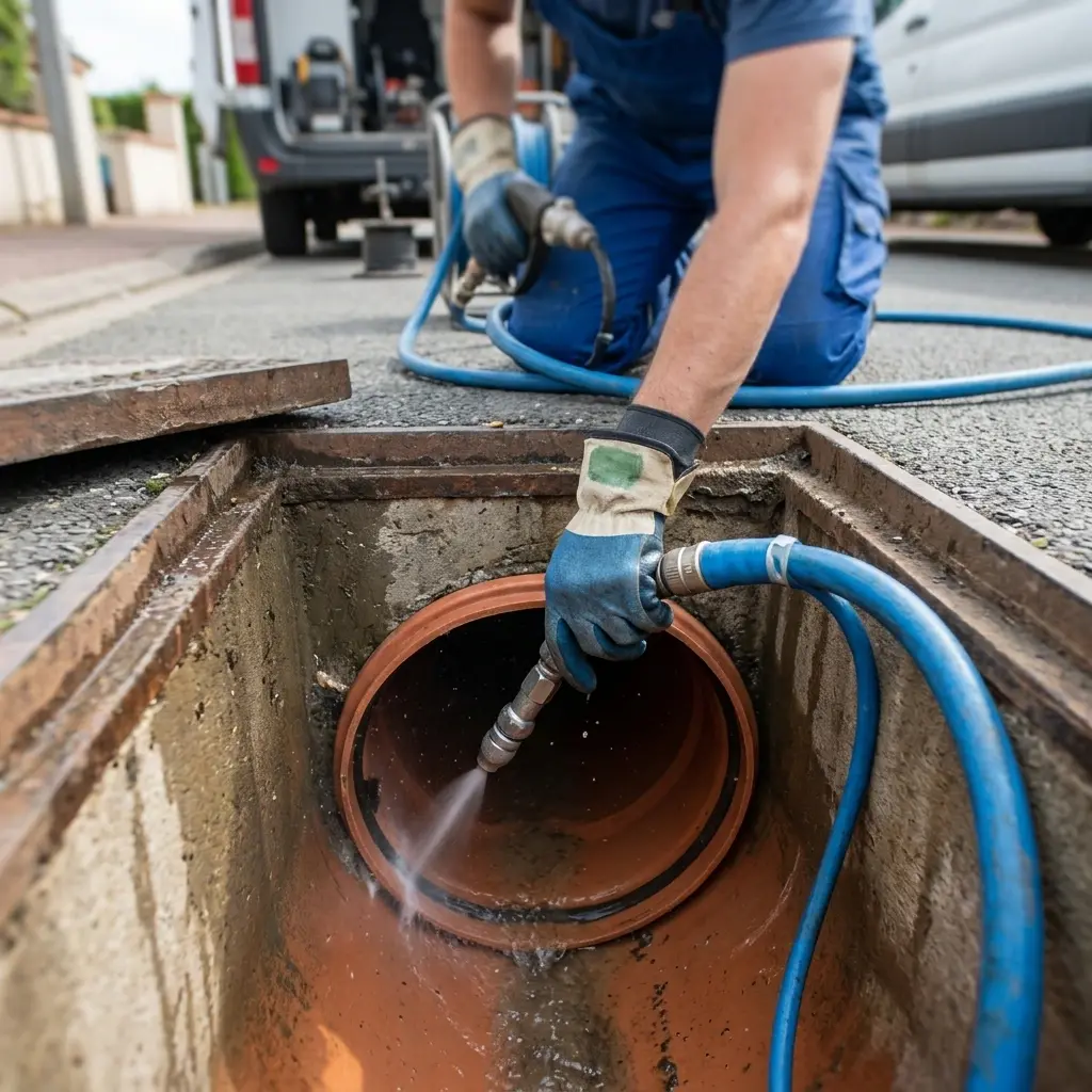 Comment se déroule l'intervention de débouchage à Verdelot ?