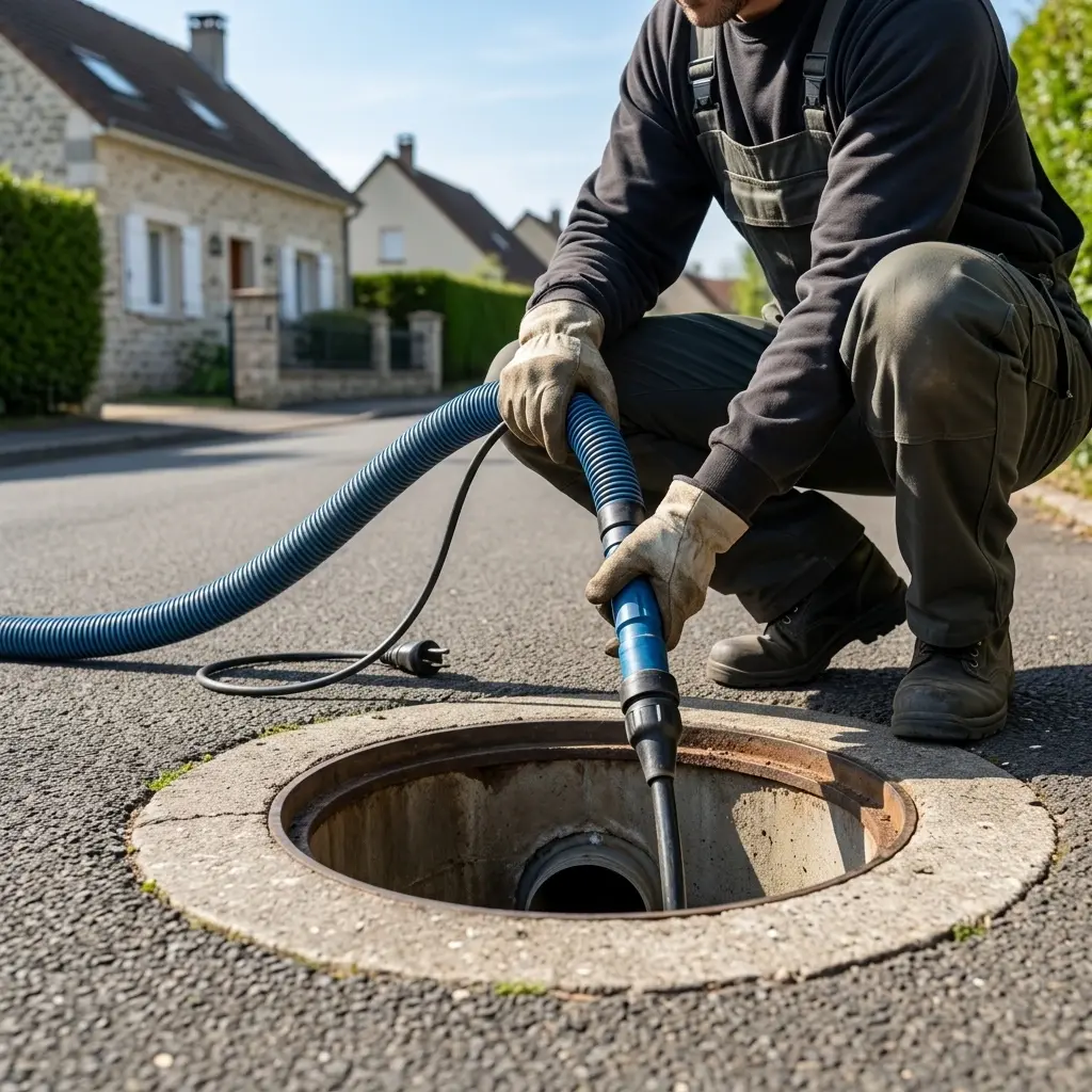 Comment se déroule l'intervention de débouchage à Jutigny ?