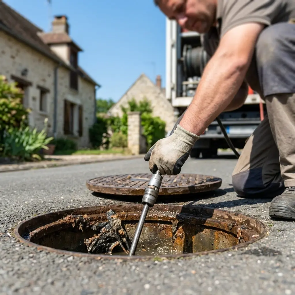 Comment se déroule l'intervention de débouchage à Soindres ?