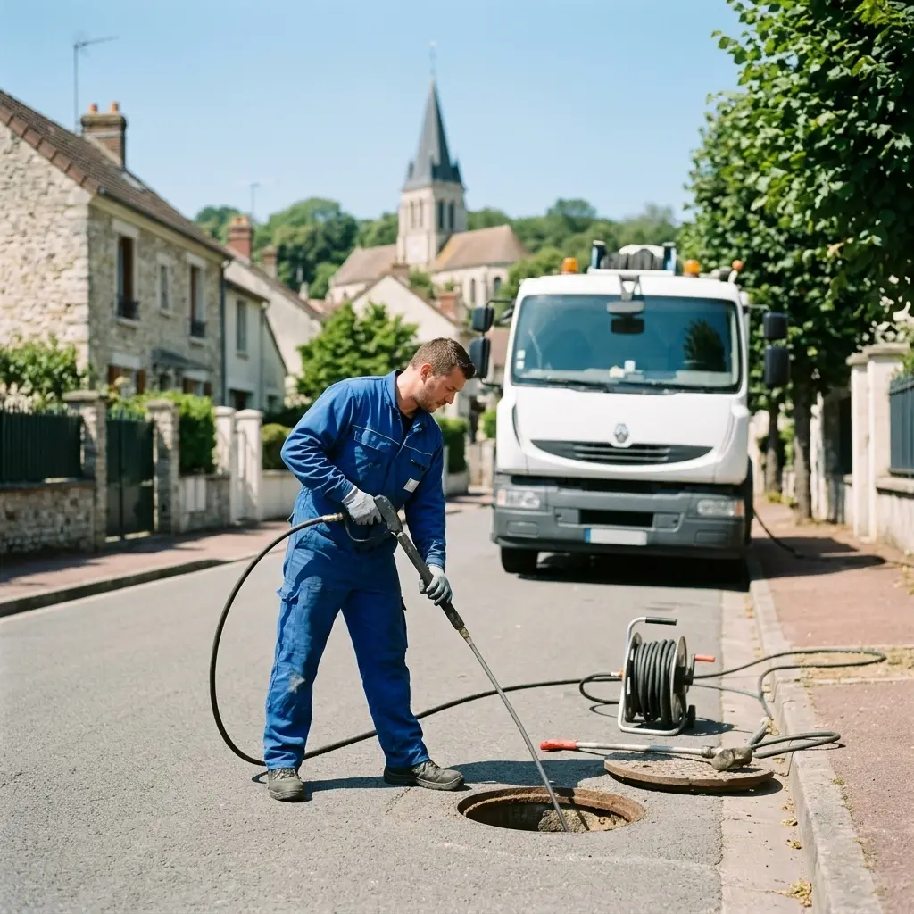 Egout bouché ou écoulement lent à Flins-sur-Seine ?