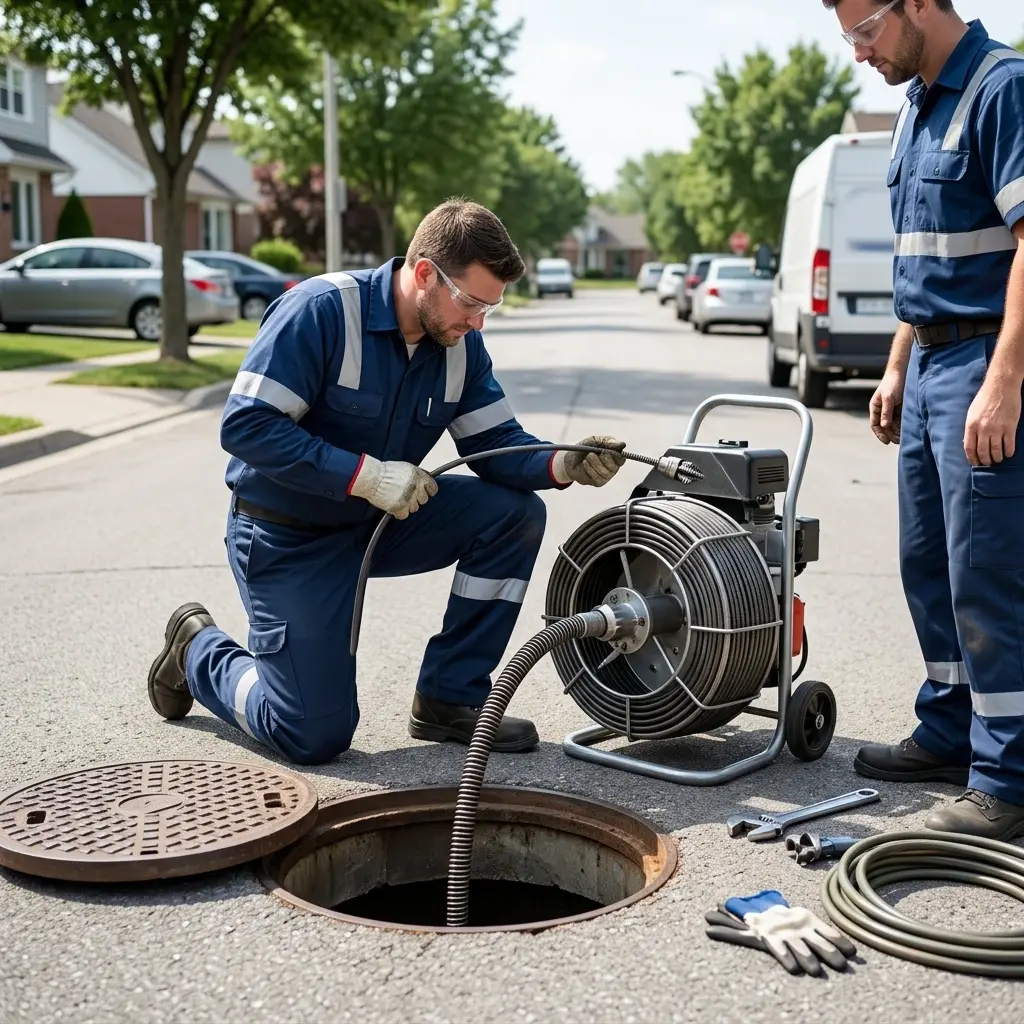 Comment se déroule le débouchage d'égout à Hargeville ?