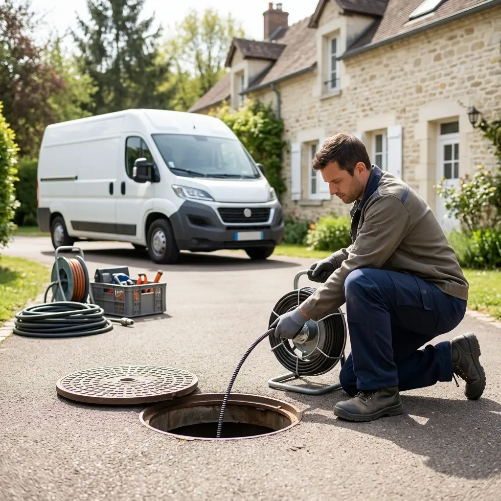 Comment se déroule l'intervention de débouchage à Béhoust ?