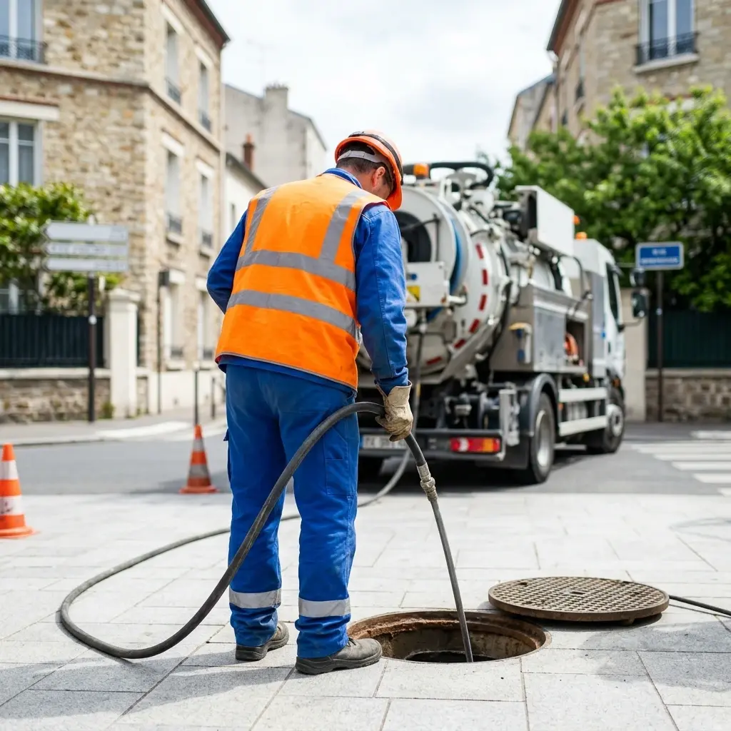 Comment se déroule l'intervention de débouchage à Montrouge ?