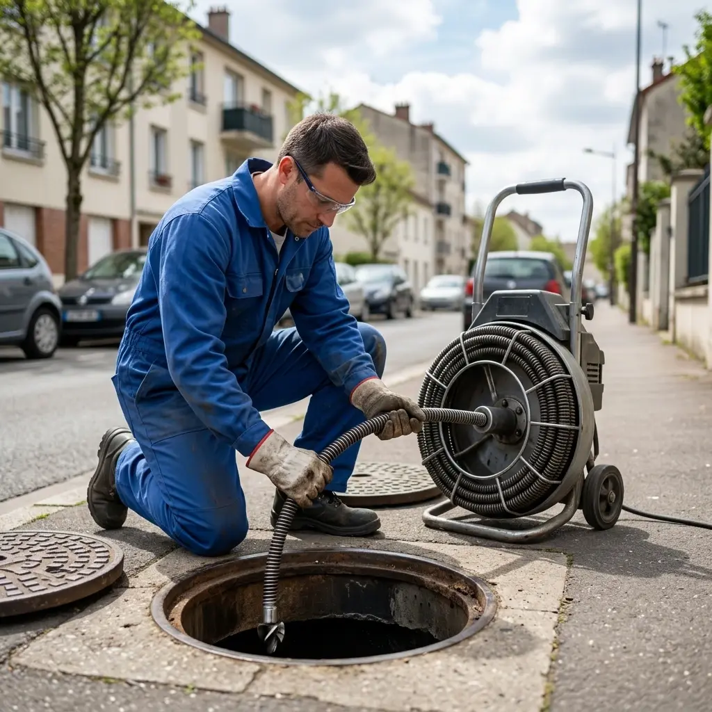 Comment se déroule l'intervention de débouchage à Pantin ?