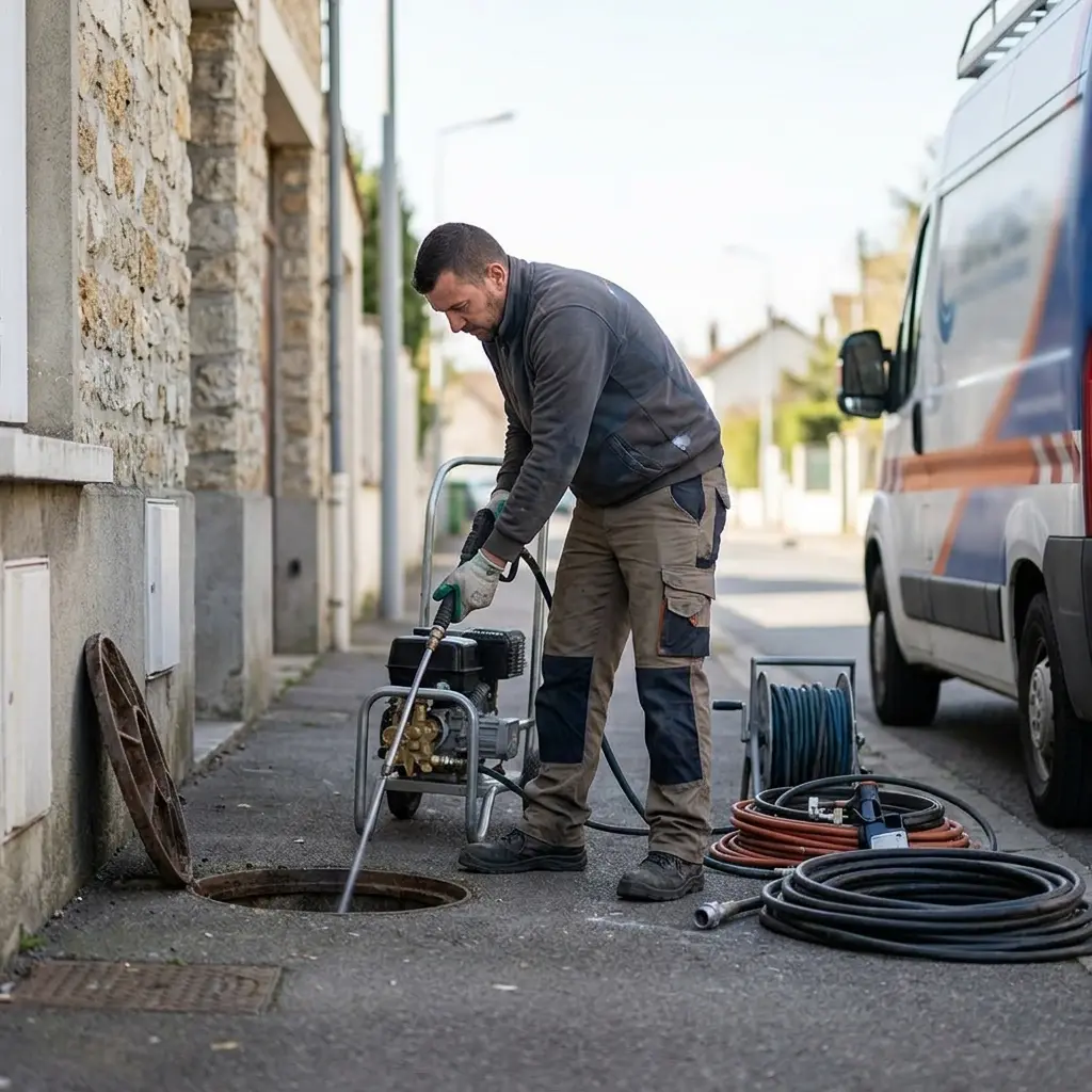 Comment se déroule l'intervention de débouchage à Gonesse ?