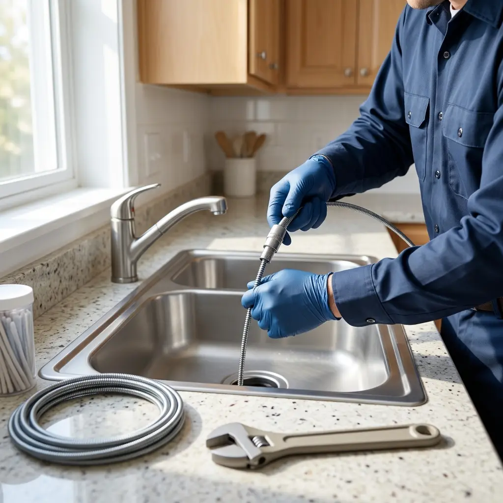 Quelles étapes suit un technicien à Bazeilles pour déboucher l'évier et le lavabo ?