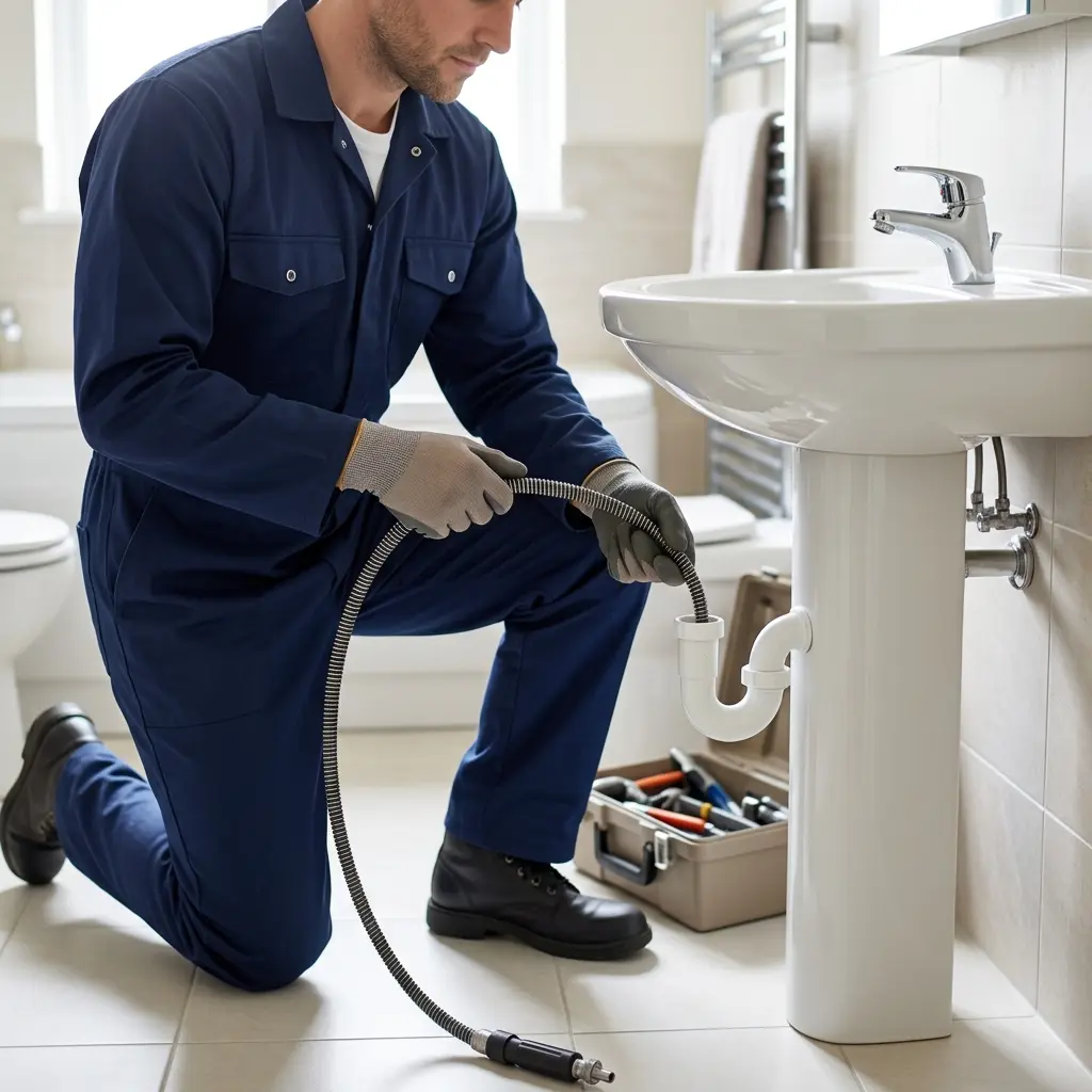 Comment se déroule un débouchage d'évier ou lavabo à Hussigny-Godbrange ?