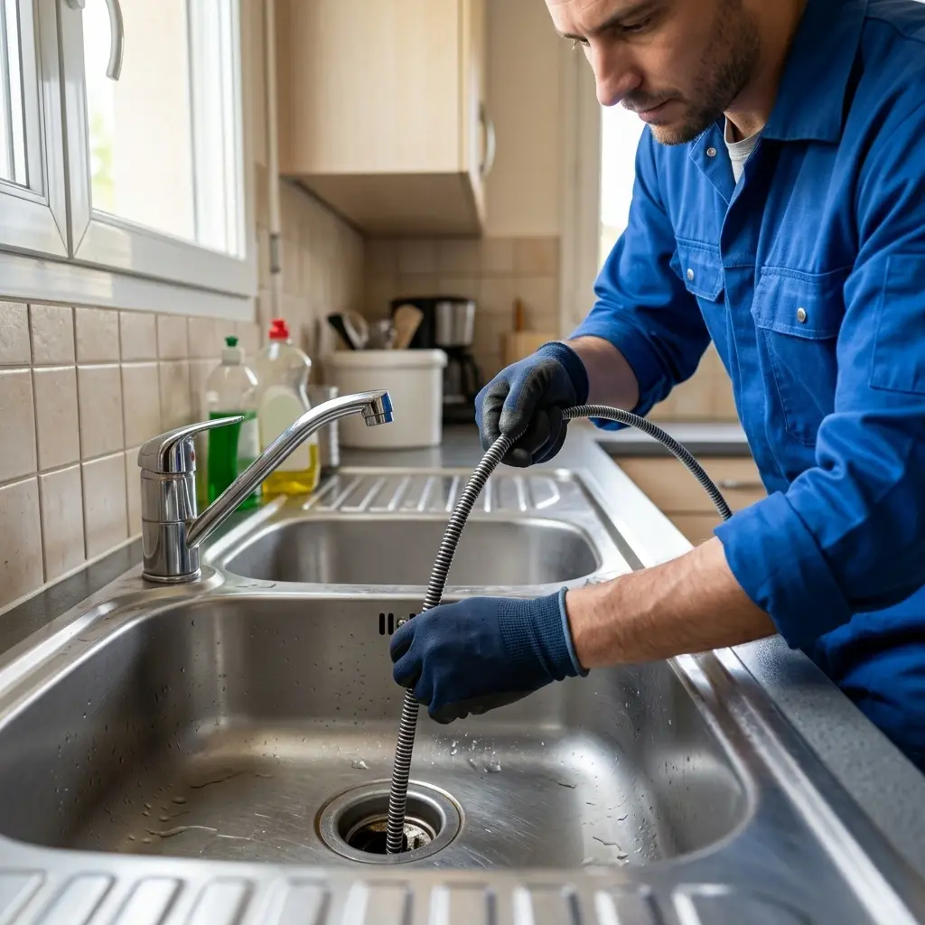 Une technique précise pour un débouchage efficace