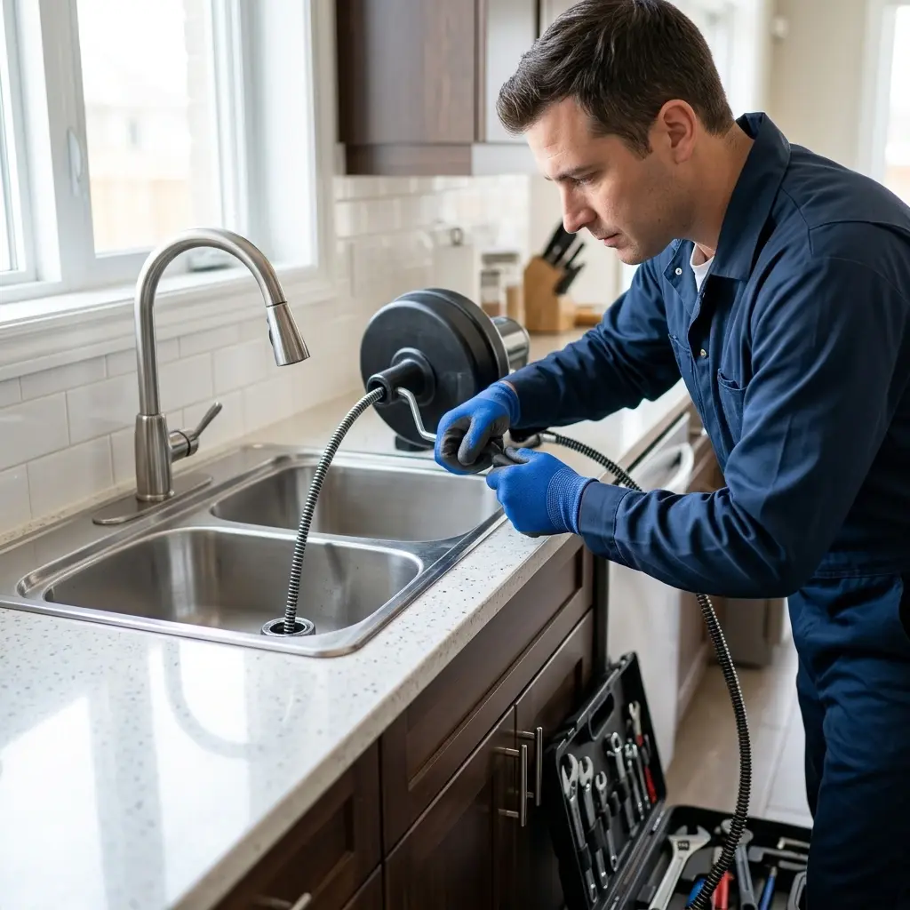 Une technique de débouchage précise et sans dégâts