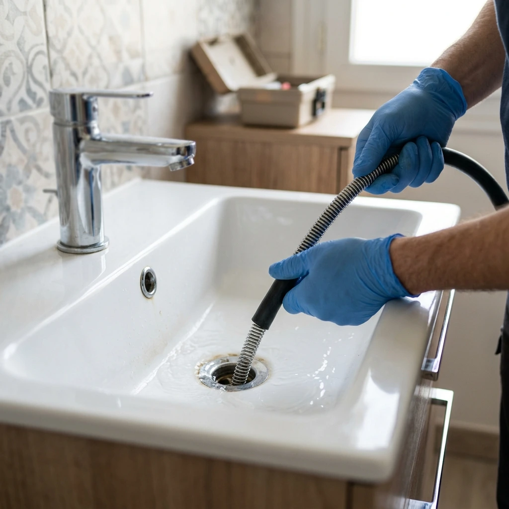 Une technique précise pour un débouchage durable