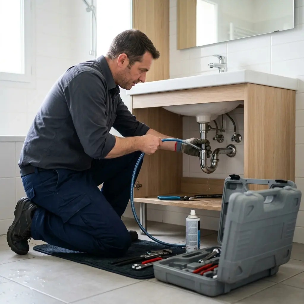 Une technique précise pour un débouchage durable