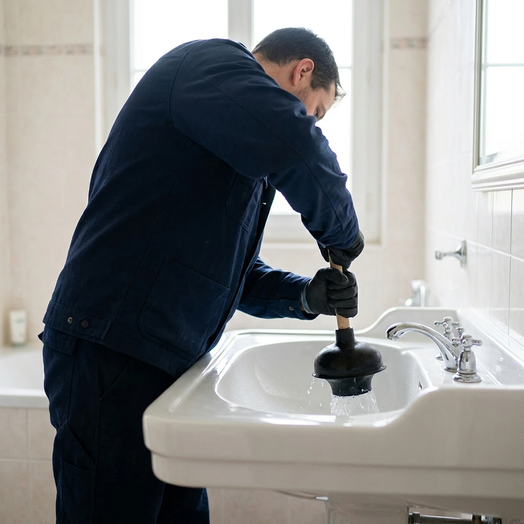 Une technique de débouchage professionnelle