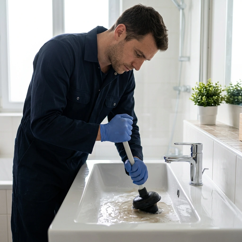 Notre méthode de débouchage Évier & Lavabo