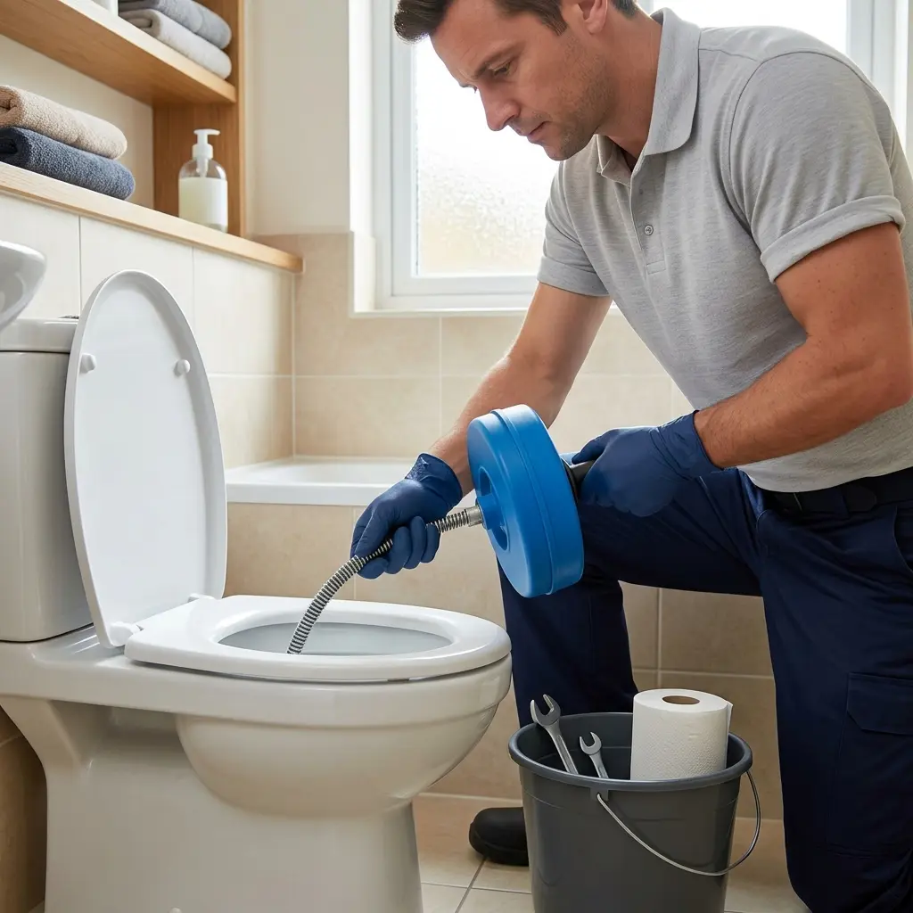 Notre méthode terrain de débouchage WC