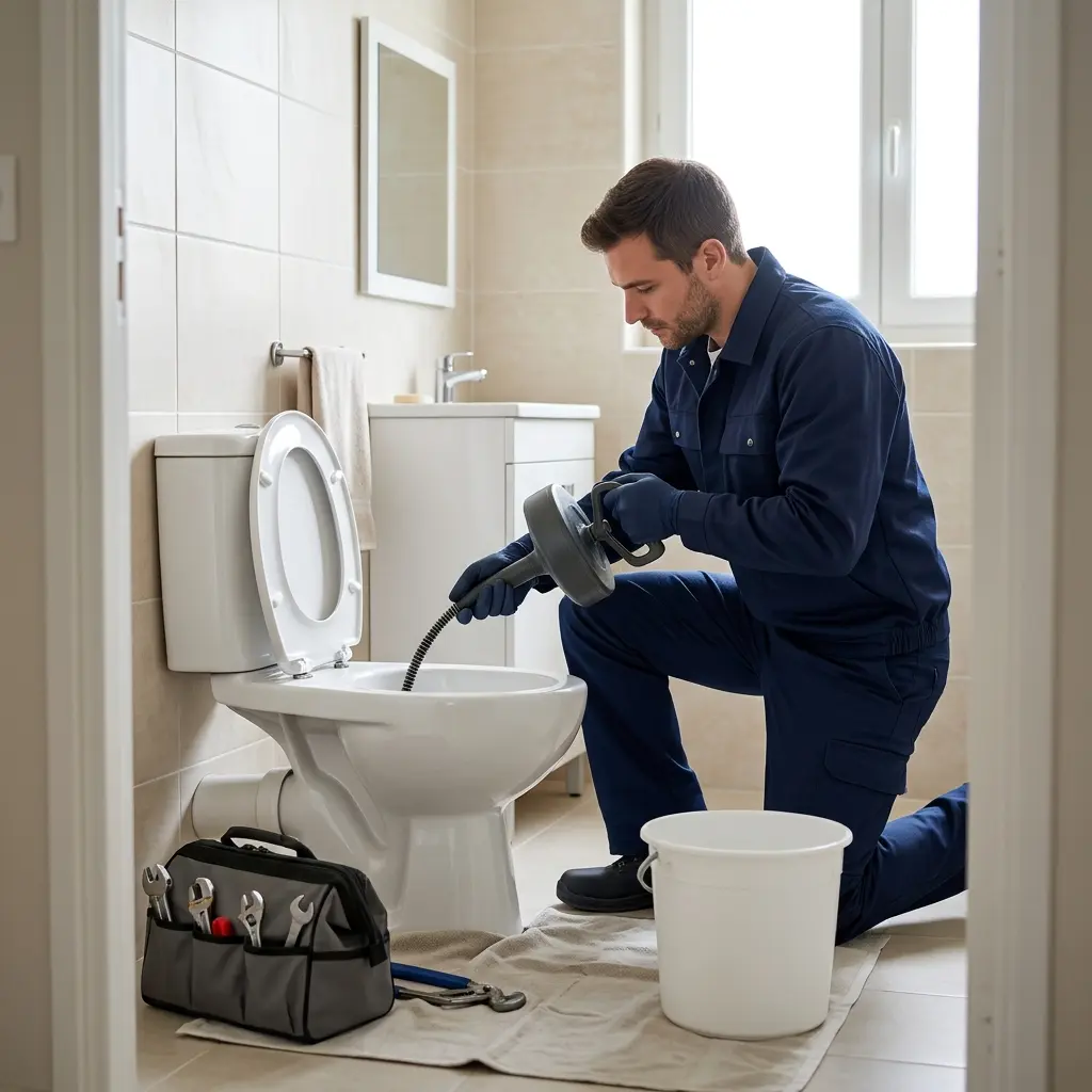 Comment se déroule l’intervention de débouchage WC à Muizon ?