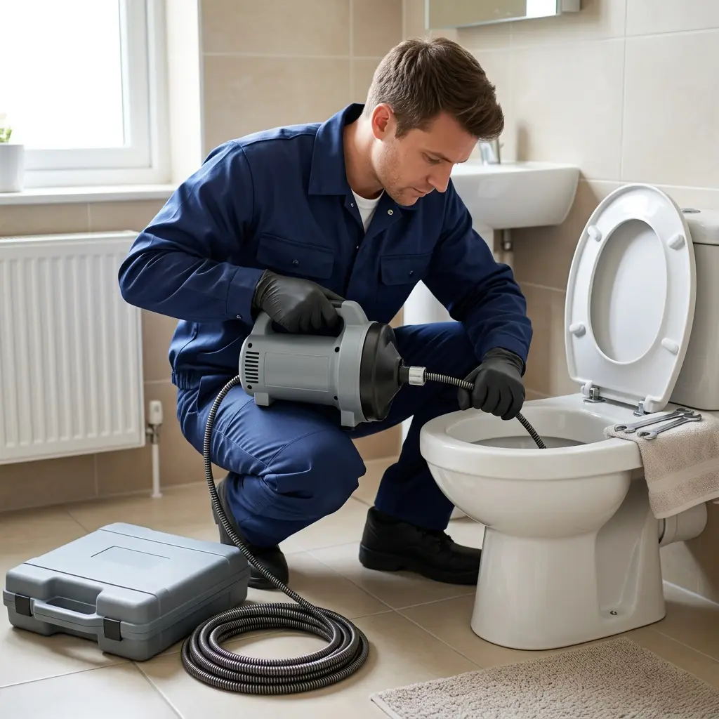 Comment se déroule l'intervention de débouchage WC à Auboué ?