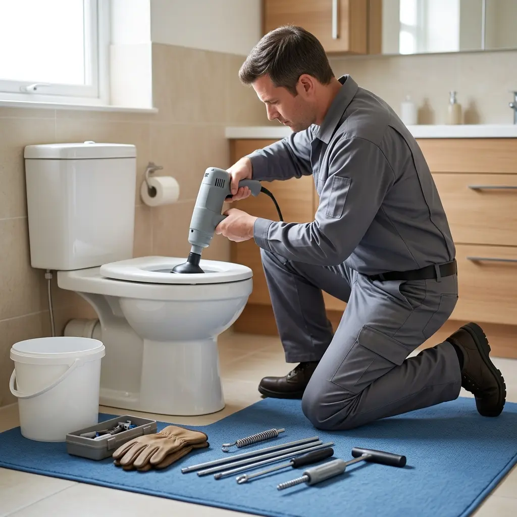 Notre méthode de débouchage WC à Saulnes